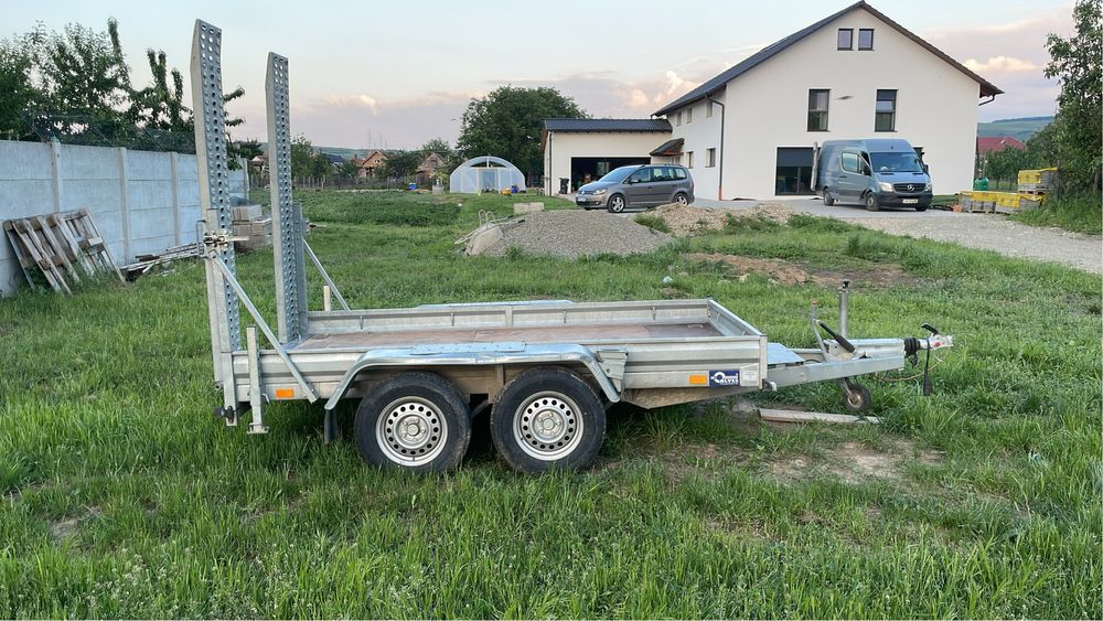 Remorca utilaje excavator 3500kg