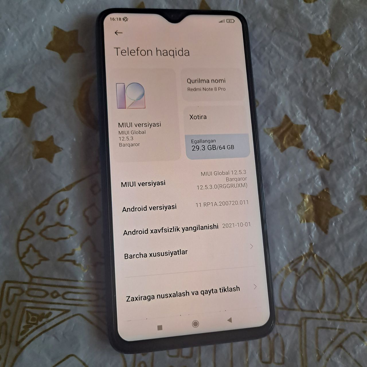 Redmi note 8 pro
