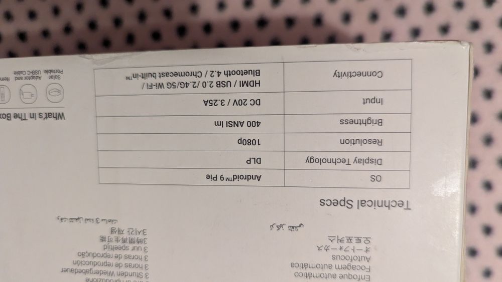 Anker Nebula proiector