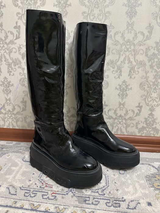 ботинки осенний длинные ботфорты