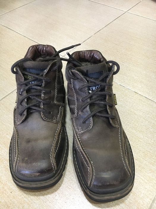 Кожаные тёплые ботинки 40 размер