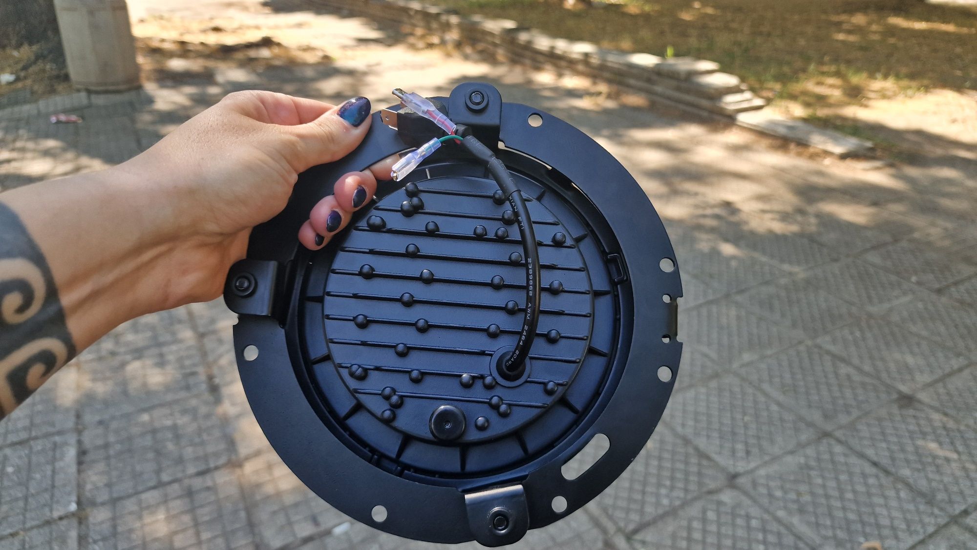LED фар 7 инча за мотор