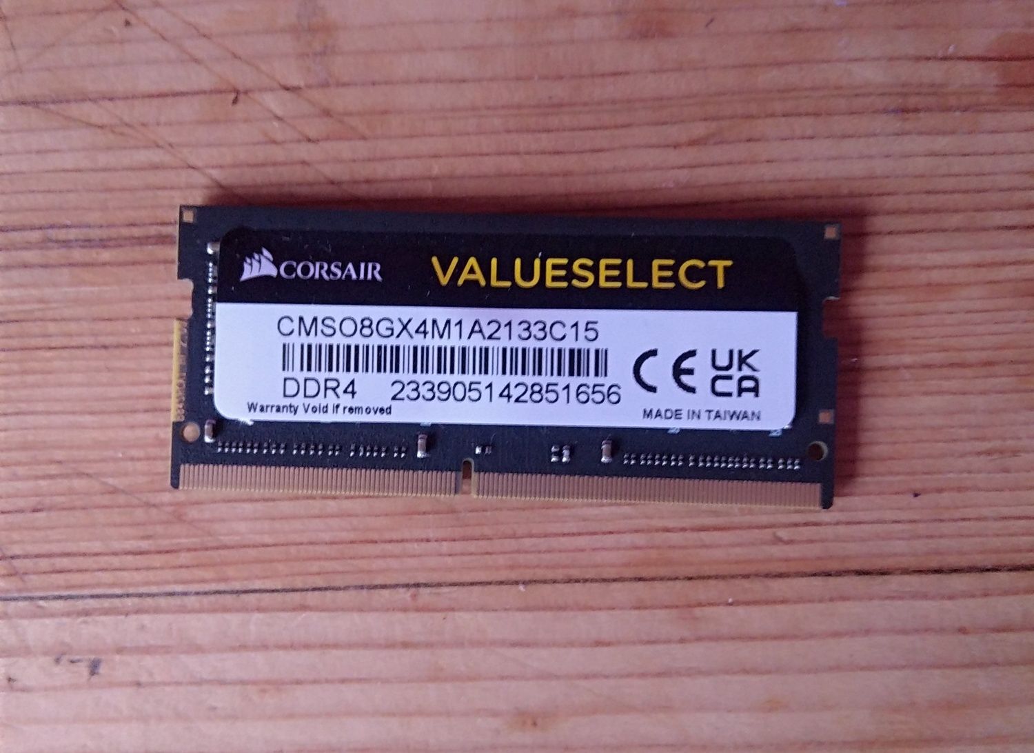 Памет за лаптоп Corsair Value Select 8GB, DDR4, 2133MHz, CL15, 1.2v