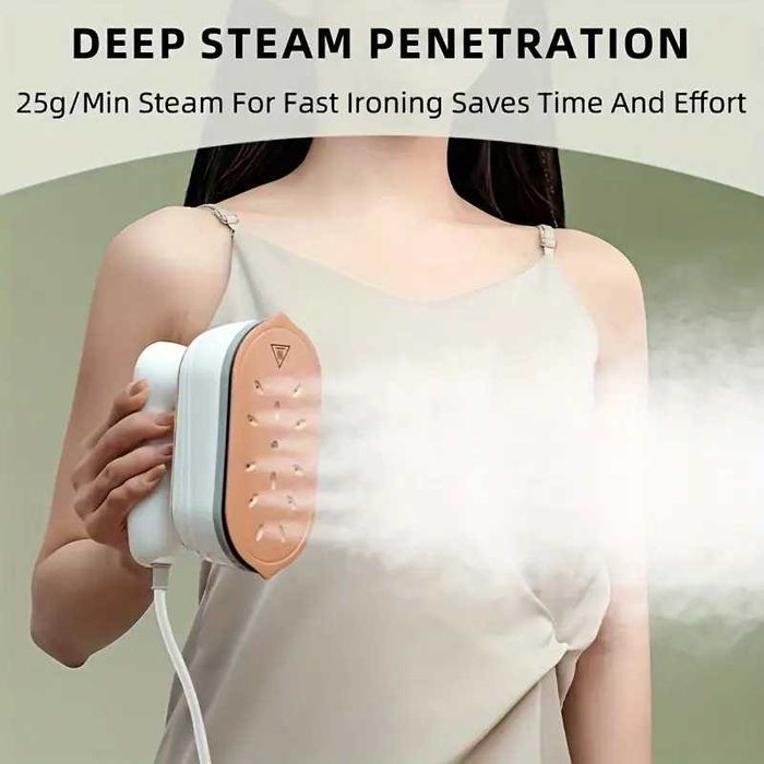 Fier de calcat cu abur pentru haine 2 în 1
