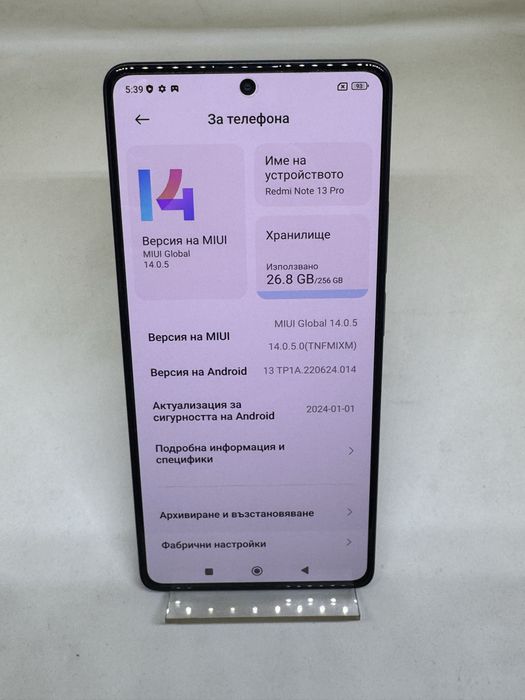 Redmi Note 13 Pro Midnight Black 256GB