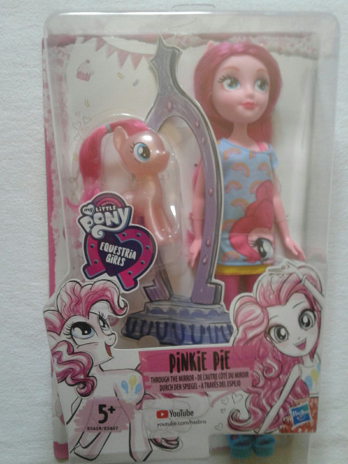 Papusa MLP Pinkie Pie ponei, Hasbro LittlePony E5657, nou, sigilat