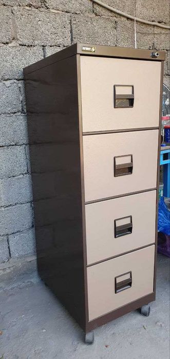 Металлический шкаф с выдвижными ящиками , Metaldan shkaf