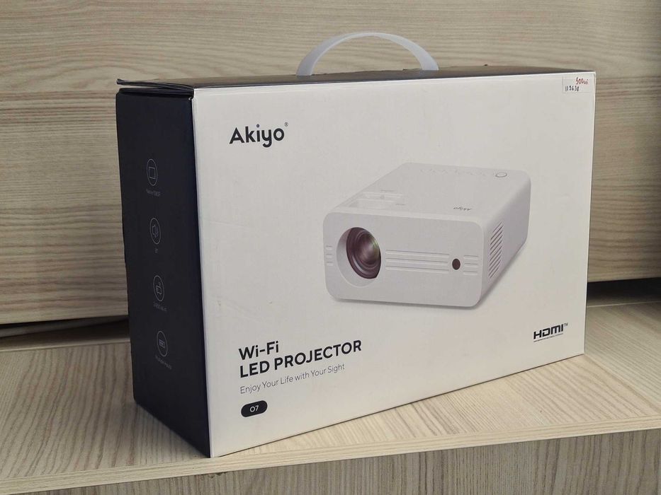 Videoproiector AKIYO O7, Full HD 1080P - Amanet Vintage Gold Tg Frumos