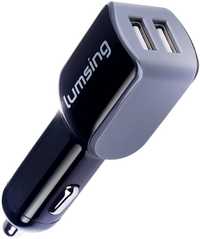 Ново зарядно за запалка на автомобил / кола с 2 USB порта 24W / 4.8A