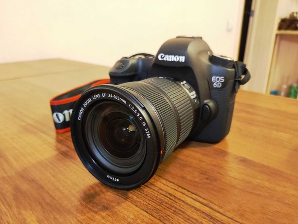 Фотоаппарат Canon EOS 6D (Wi-Fi, GPS) EF 24-105mm f/3.5-5.6 как новый