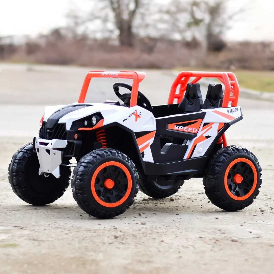 UTV electric pentru copii 2-5ani, RSR, 4x4, 120W, 12V 7Ah Bluetooth