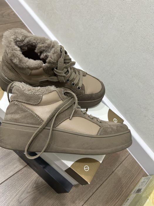 Зимние кеды,удобные теплые