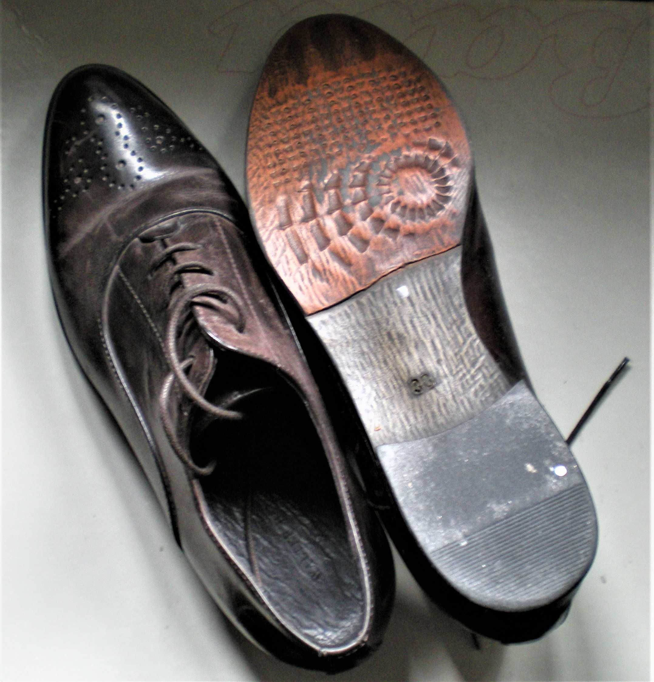 Pantofi MARO din piele 100% naturală_model tip “OXFORD”_m38