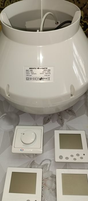 Канальный вентиляторы разной мощности и диаметра российского производс