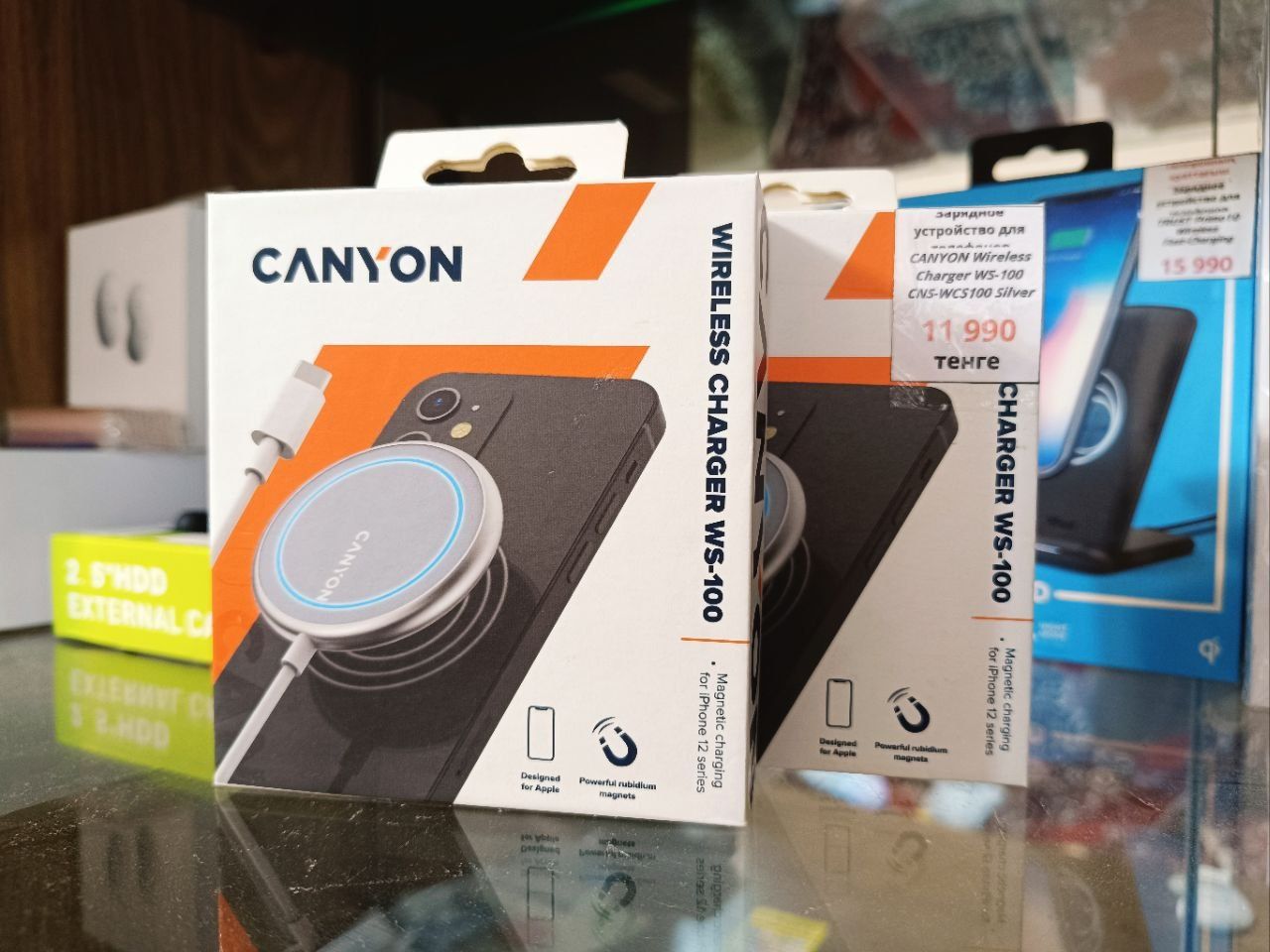 Беспроводное зарядное устройство Canyon, Magnetic Сharging for Iphone