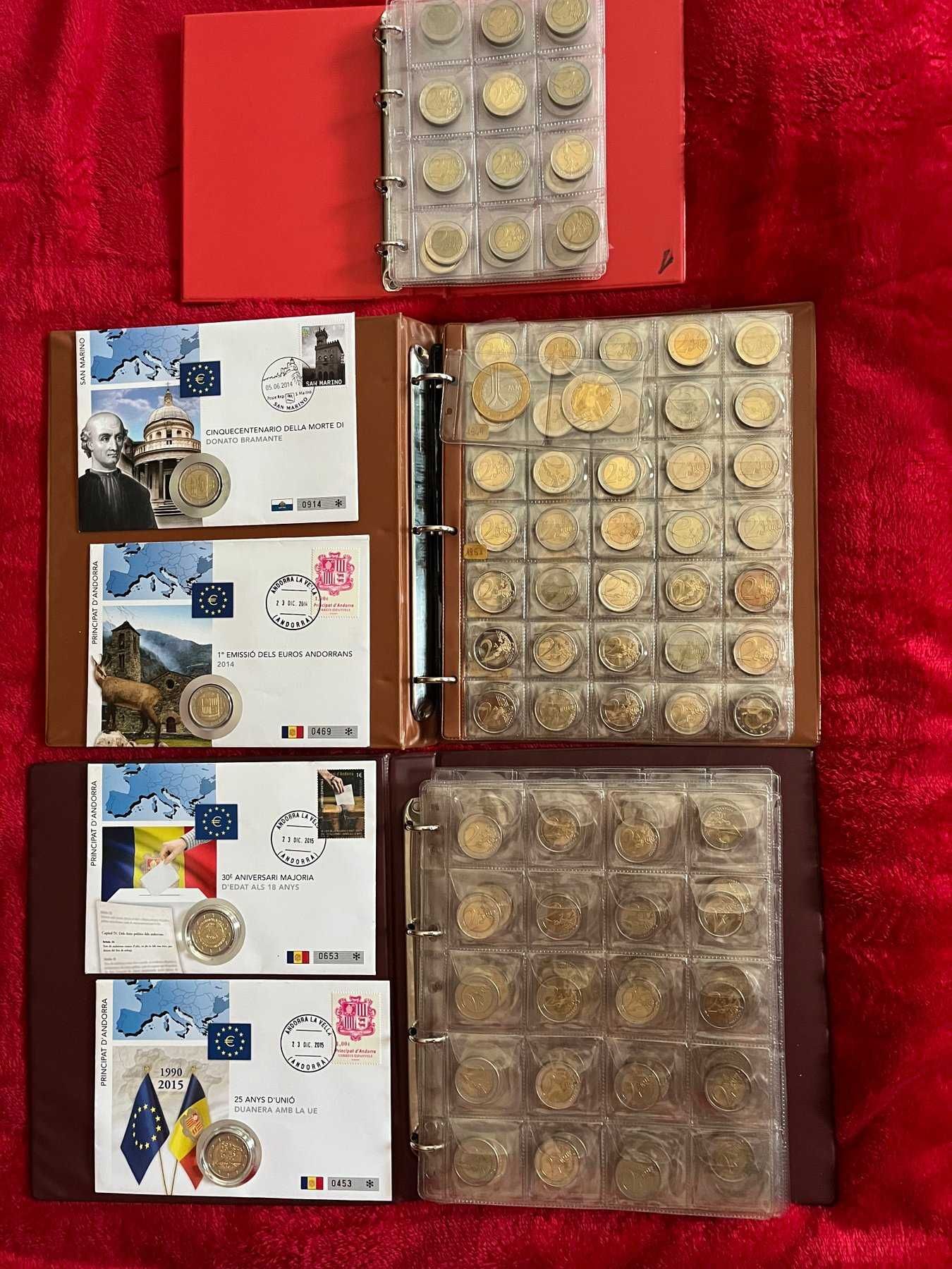 Страхотна Колекция от 450 Евро монети/UNC/ 2 Евро/ Euro coins