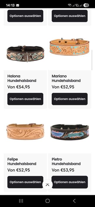 lesa zgarda caini piele veritabila naturala