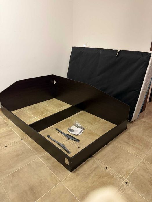 Легло 190x120 персон и половина с повдигащ механизъм и матрак