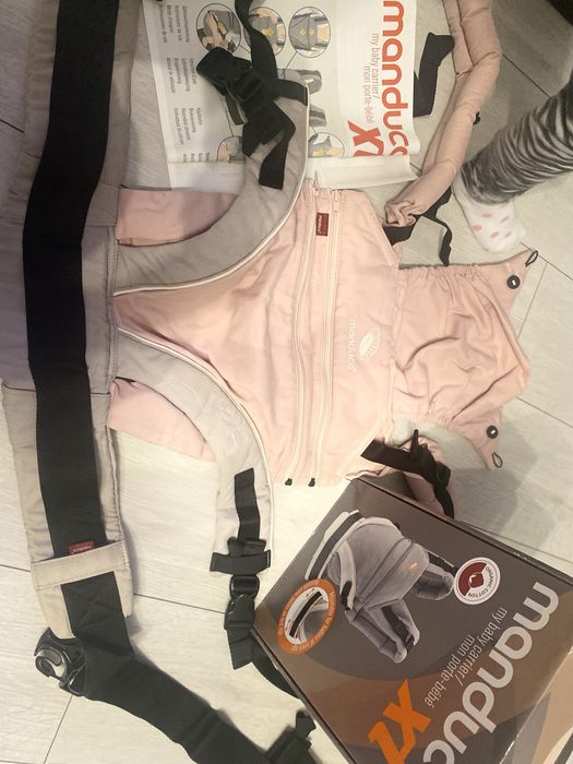 Marsupiu ergonomic  Manduca Butterfly Rose