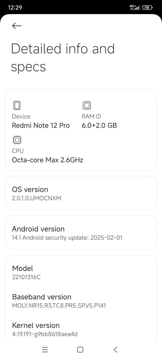 Xiaomi Redmi Note 12 Pro 5G