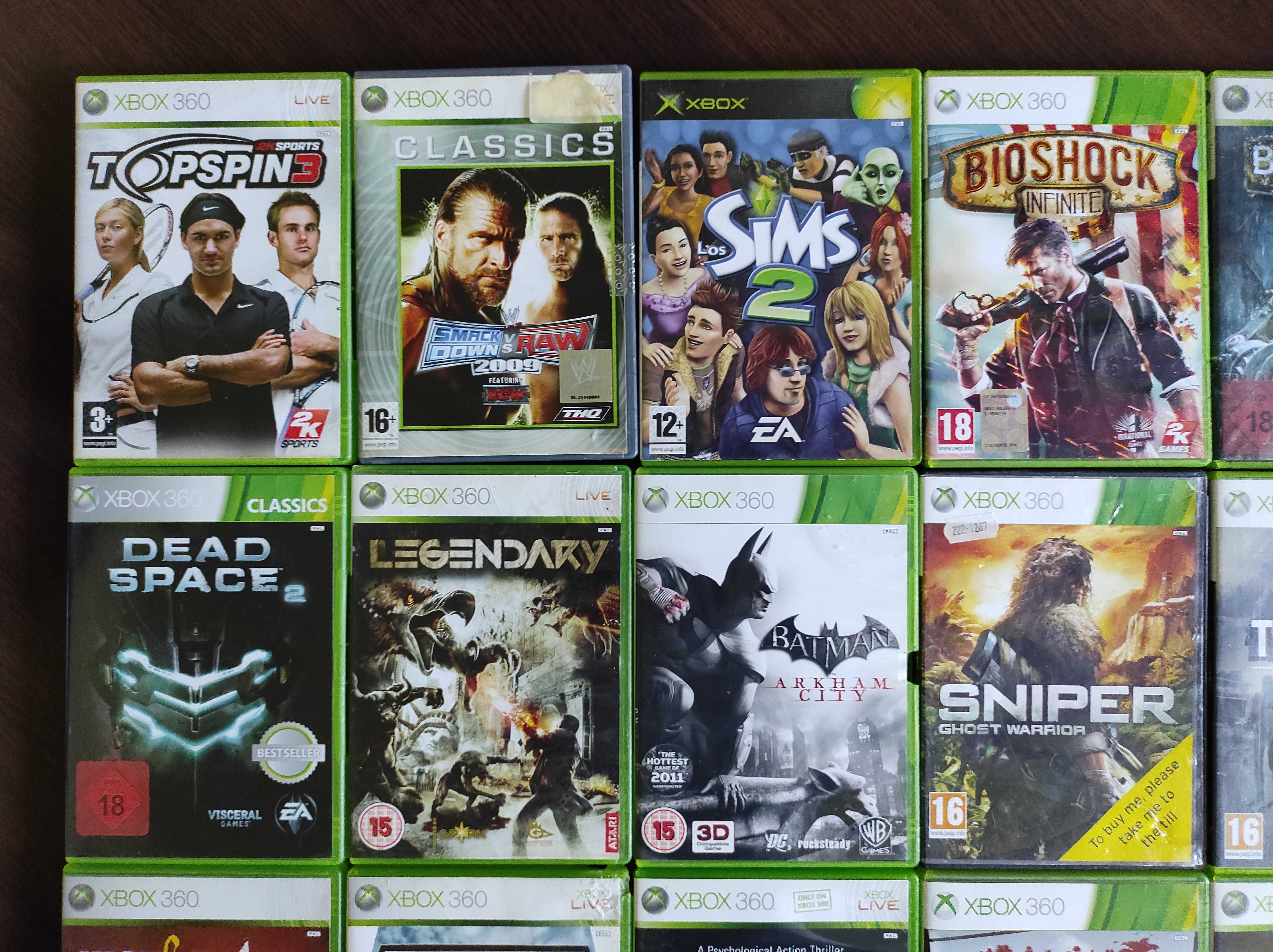 Xbox 360 The Bureau Alan Wake Batman Bioshock Mass Effect Top Spin