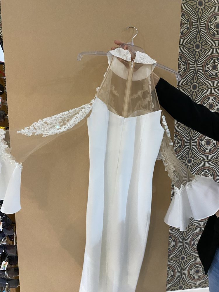 Rochie alba marimea 40-42