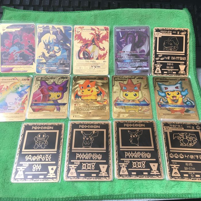 Метални Pokemon и Yu Gi Oh карти