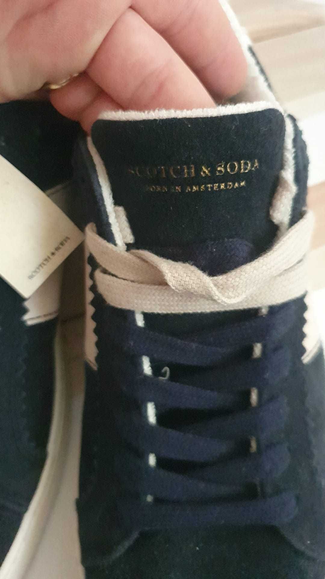 Adidasi barbat Scotch And Soda  piele intoarsa masura 41 originali noi