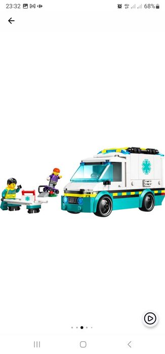 LEGO City - Ambulanta de urgente 60451, 184 piese, NOU, Sigilat
