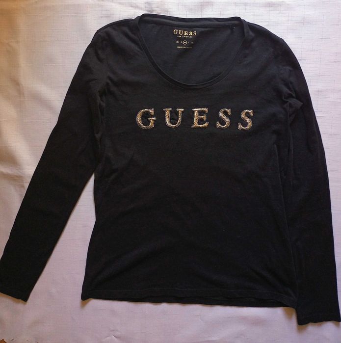 Дамска блуза с дълъг ръкав GUESS, размер М