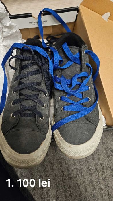 Converse piele intoarsa 38