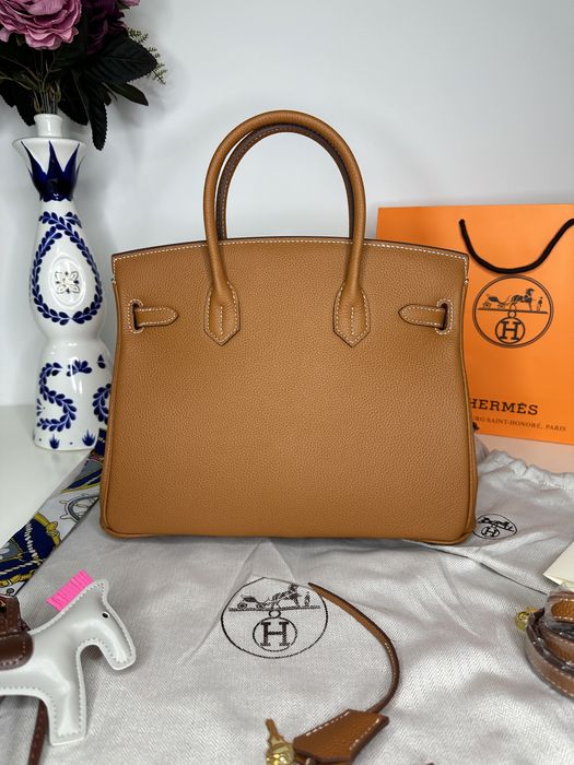 Geanta de lux HERMES Birkin 30 cm piele naturala 100% cadou