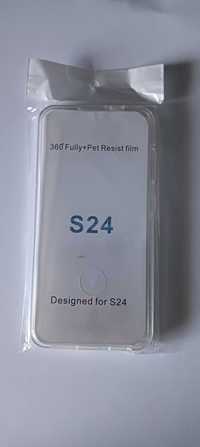 Vând husa 360° din silicon pentru Samsung Galaxy S24