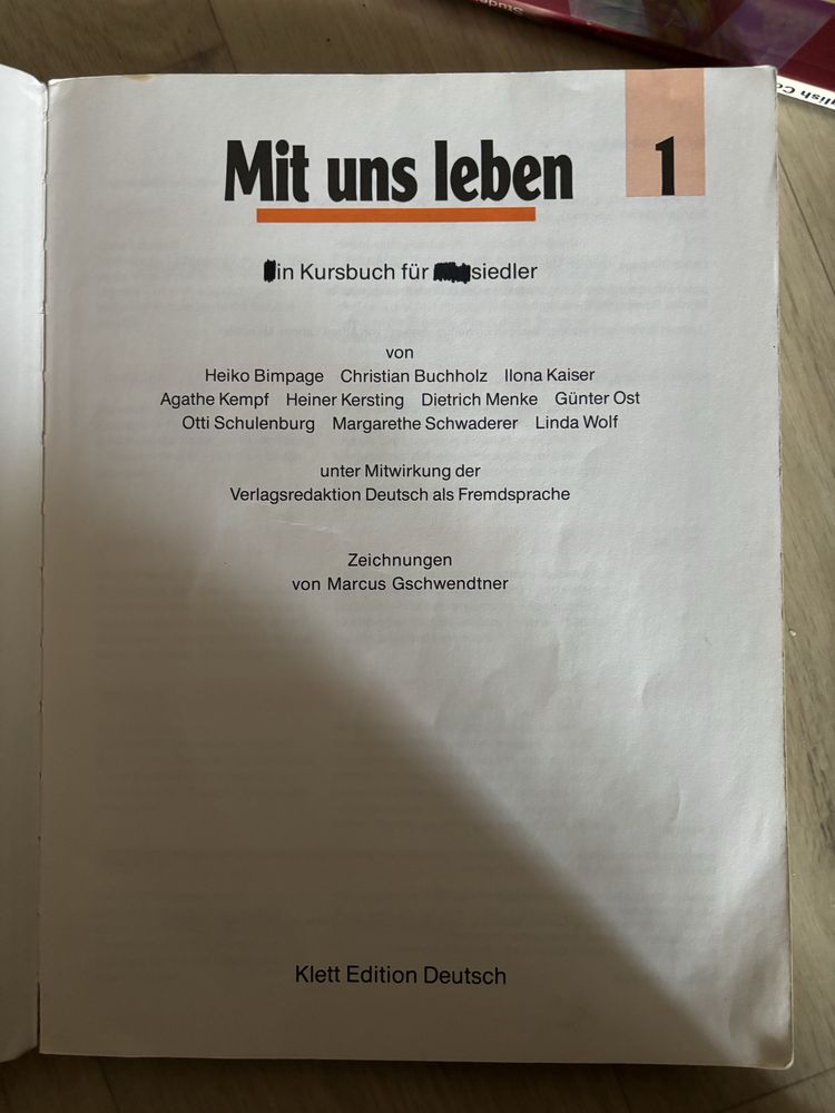 Учебник на немецком ( ein Kursbuch für Aussiedler)