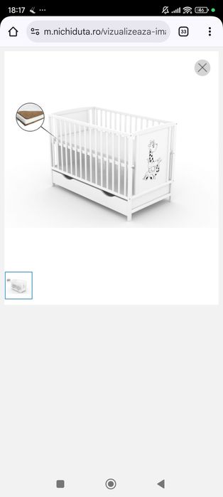 Vând pătuț bebe desigilat