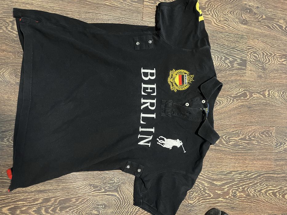 Тениска с яка Berlin Ralph Lauren