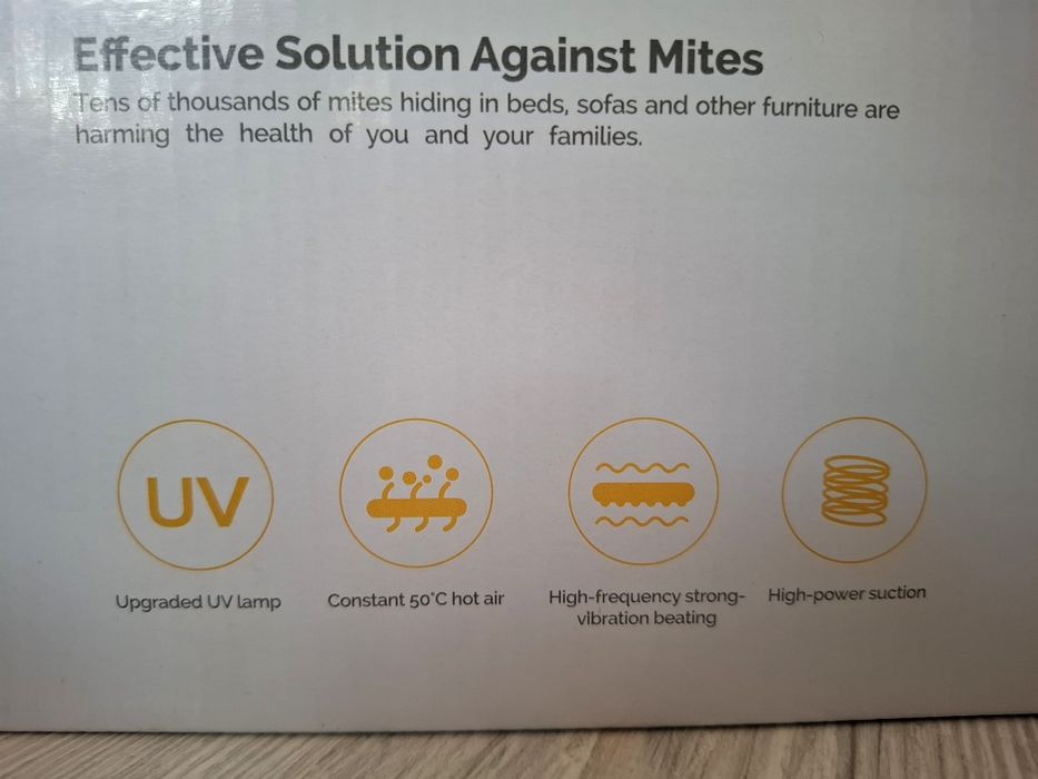 Прахосмукачка за акари Deerma с вградена UV лампа