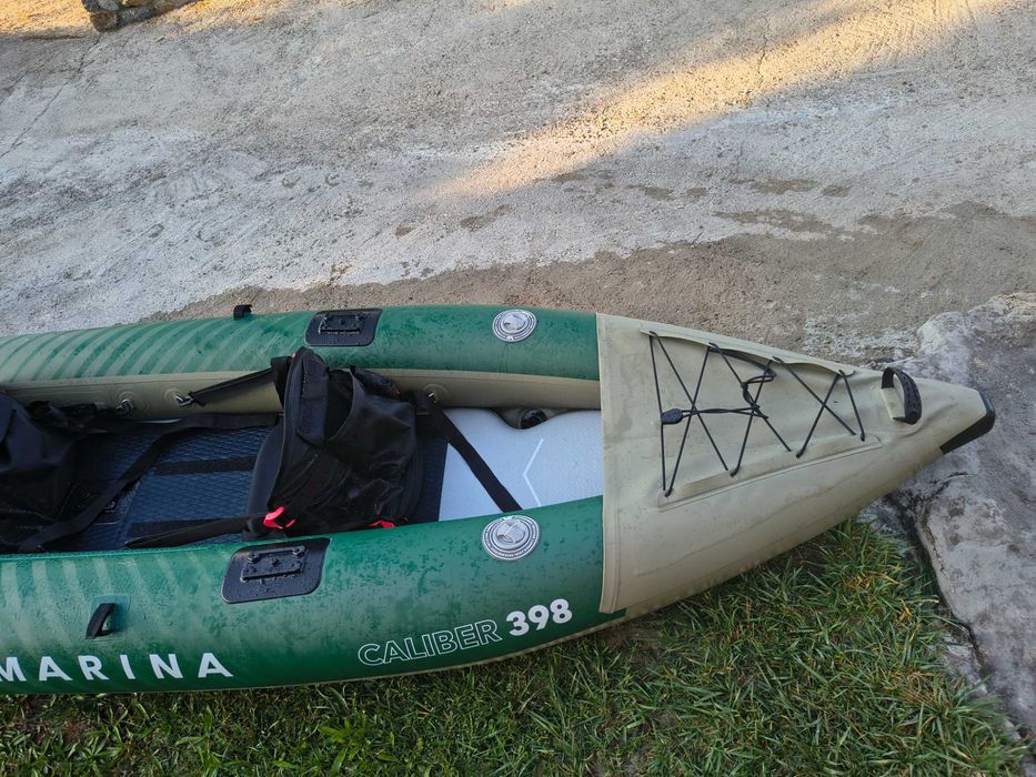 Каяк риболовен AQUAMARINA  Caliber с твърдо дъно Dropstitch