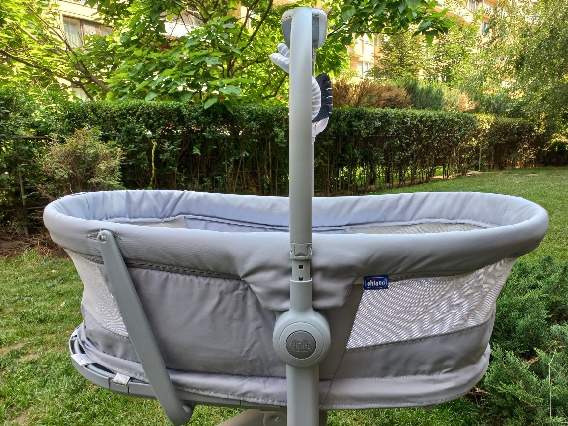 Chicco Baby Hug Air 4in1 - кошара, шезлонг, стол за хранене +аксесоари