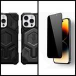 Iphone 14/PRO/MAX/PLUS - Husa UAG Monarh Magsafe si Folie Sticla
