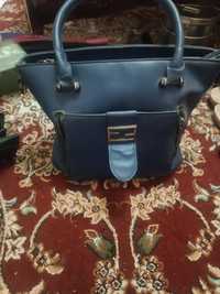 Женская сумка темный синий цвет
