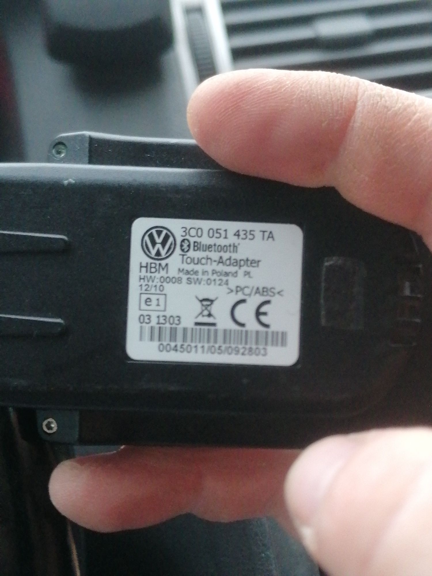 Modul adaptor touch Bluetooth VW