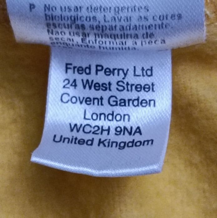 Fred Perry Sweatshirt оригинално горнище XL суичър горно