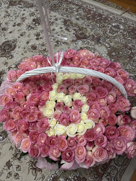 Именной букет из 151 роз