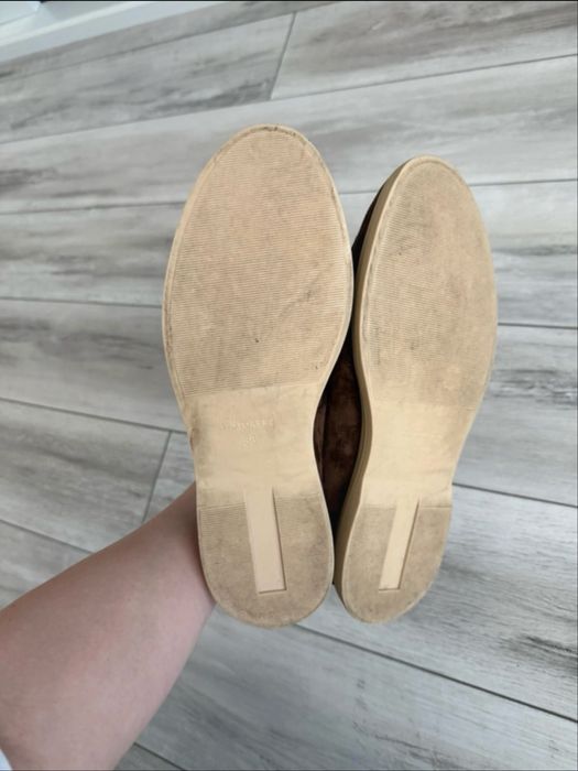 Mocasini din piele întoarsă 12Storeez (Russian premium brand)