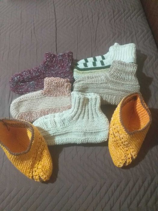 Плетени чорапи - гети