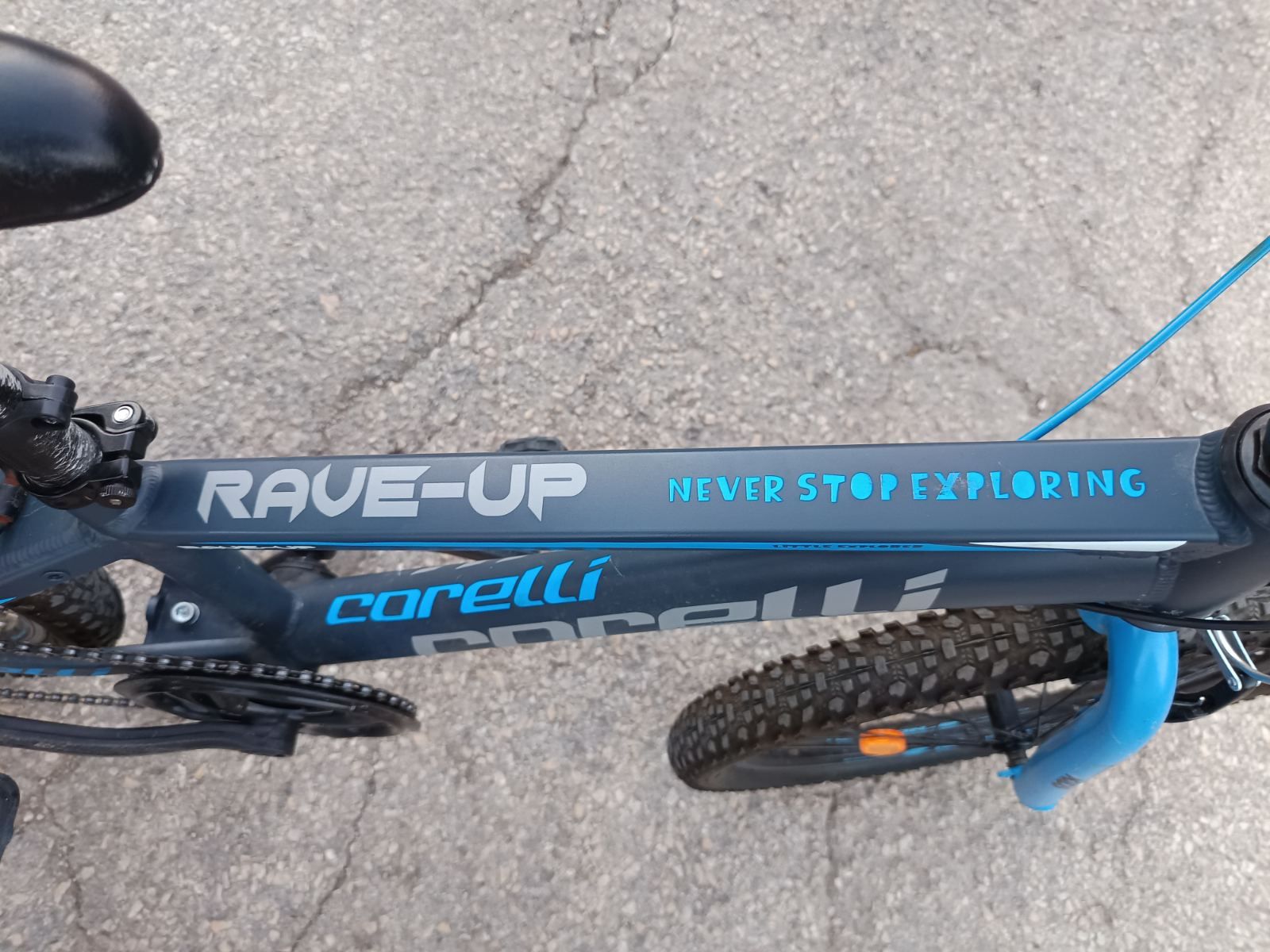 Велосипед Corelli Rave Up 20", За деца, 7 скорости, Син