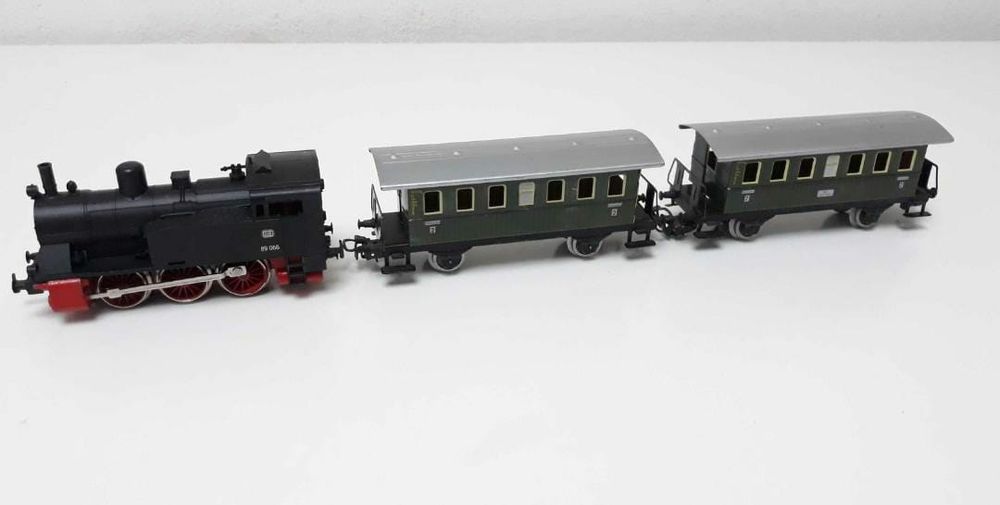 Locomotiva Electrica HO Marklin 3104 DB Era III BR 89 066 si 2 vagoane