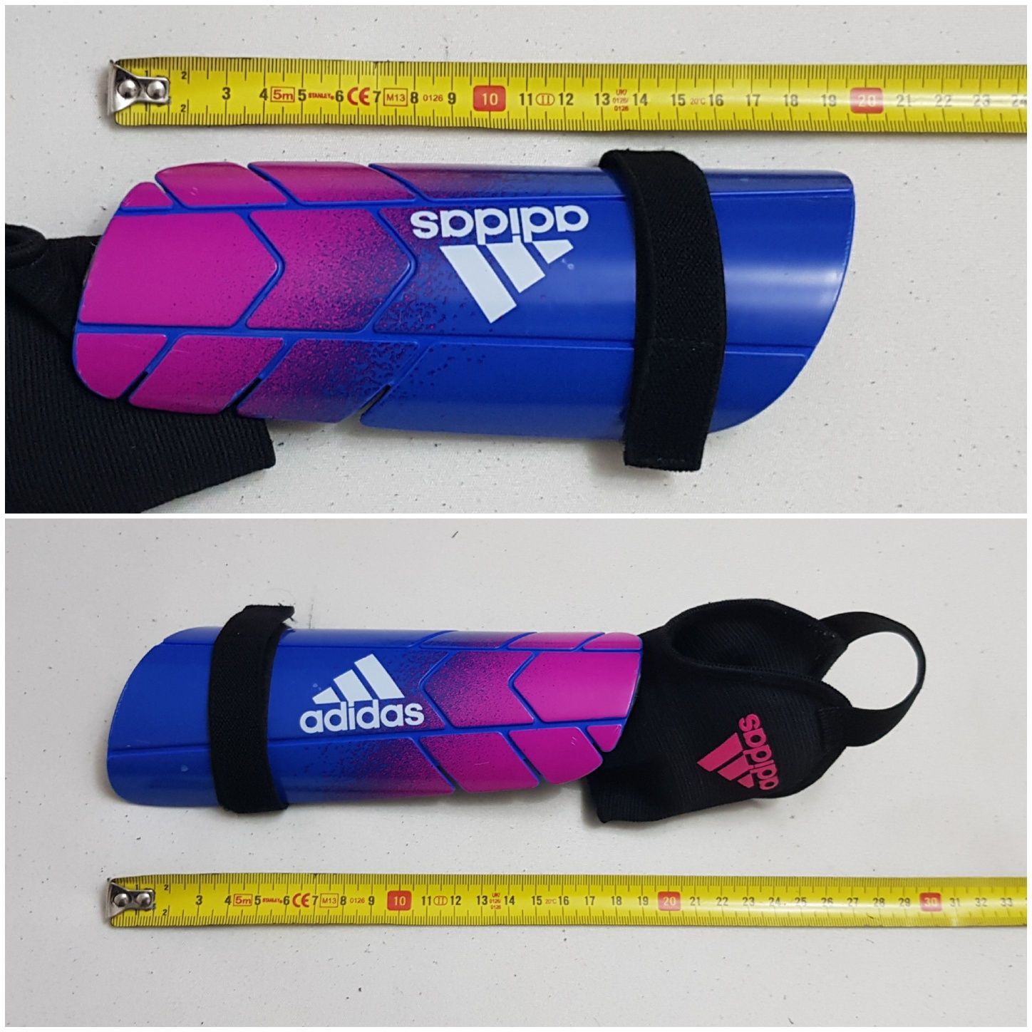 Aparatori ADIDAS ptr fotbal, protecții tibii si glezne, mărimea M/L