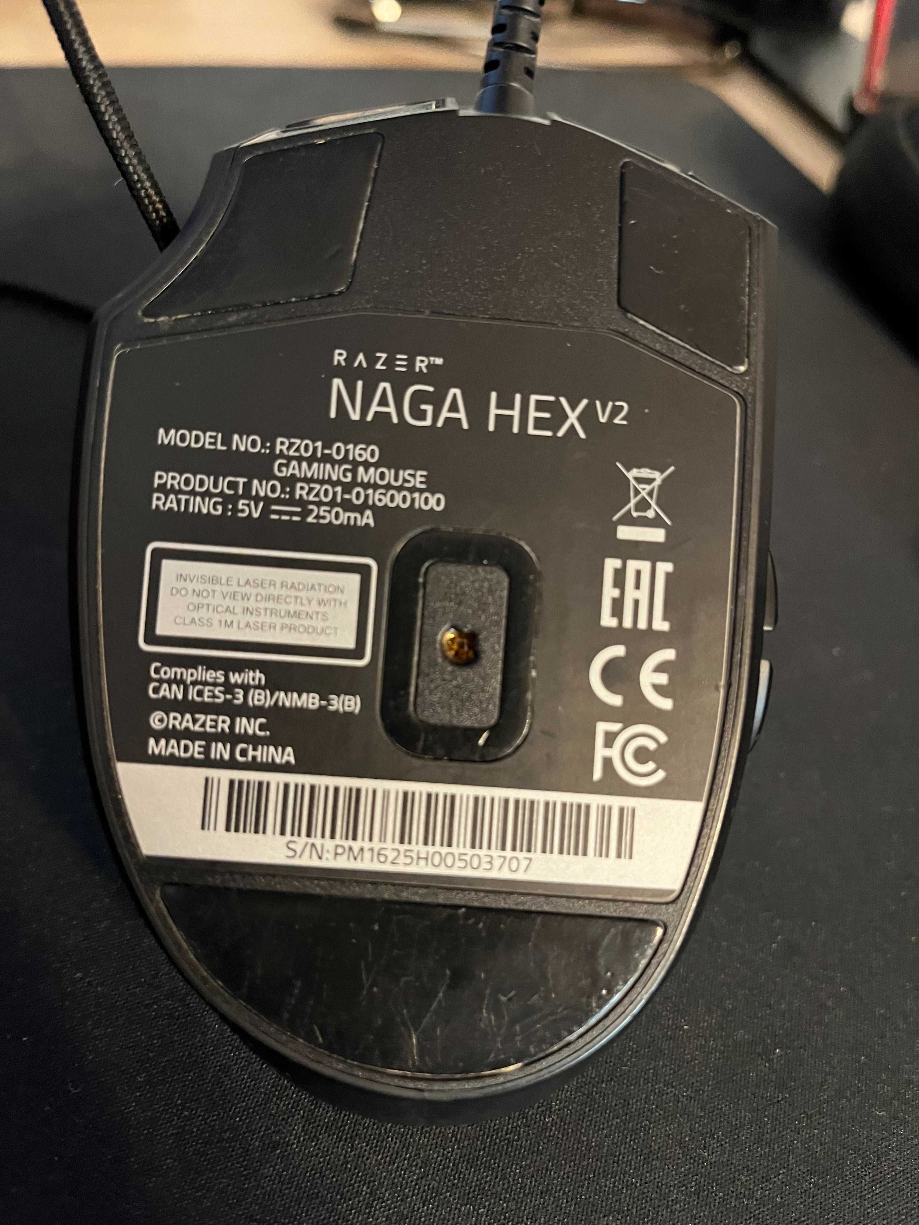 Mouse Razer NAGA HEX v2